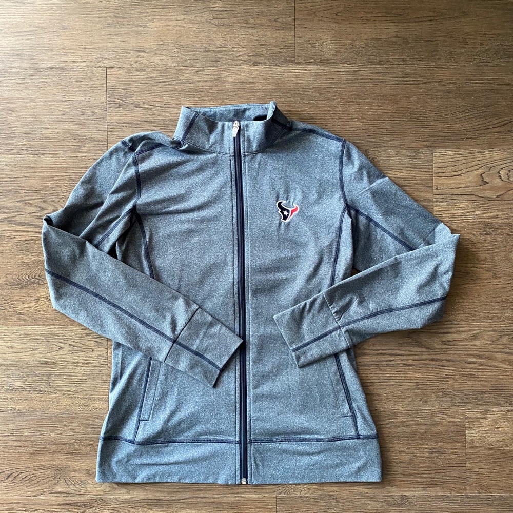NEW Houston Texans Cutter & Buck Full Zip